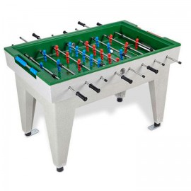 Taula de futbolí en color verd